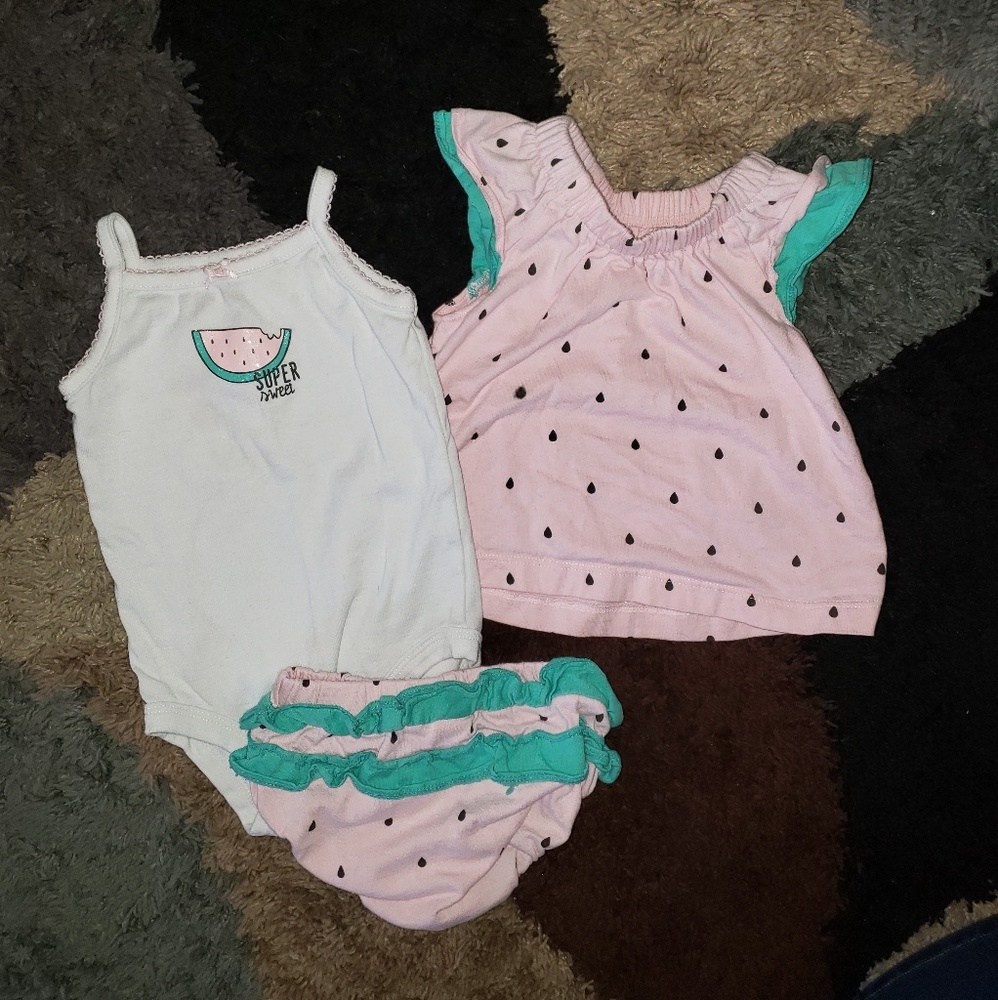 🎉BOGO 50% OFF🎉3 piece watermelon outfit